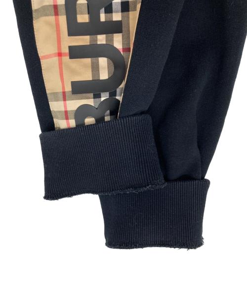 BURBERRY（バーバリー）BURBERRY (バーバリー) LOGOPRINT VINTAGECHECKPANEL ブラック サイズ:Lの古着・服飾アイテム