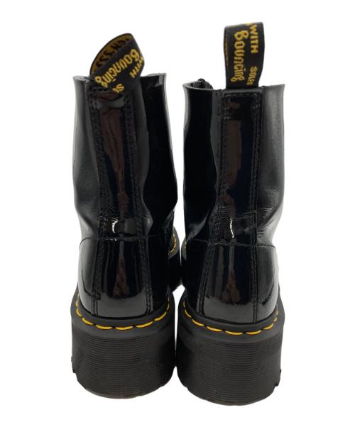 Dr.Martens（ドクターマーチン）Dr.Martens (ドクターマーチン) MOLLY PAINT LAMPER 6ホールブーツ ブラック サイズ:UK5の古着・服飾アイテム