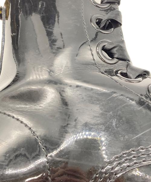 Dr.Martens（ドクターマーチン）Dr.Martens (ドクターマーチン) MOLLY PAINT LAMPER 6ホールブーツ ブラック サイズ:UK5の古着・服飾アイテム