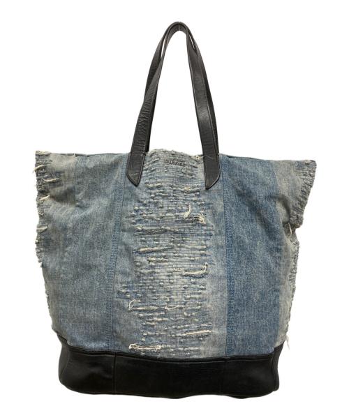 DIESEL（ディーゼル）DIESEL (ディーゼル) デニムトートバッグ インディゴの古着・服飾アイテム