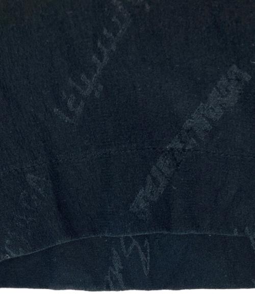 BALENCIAGA（バレンシアガ）BALENCIAGA (バレンシアガ) BBロゴシルクシャツ ブラック サイズ:39の古着・服飾アイテム