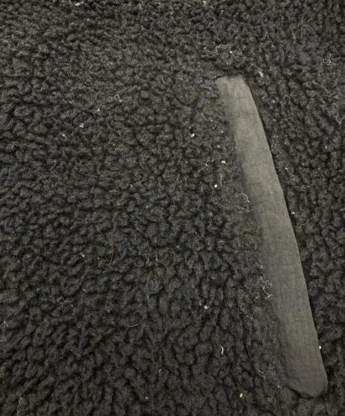 stussy（ステューシー）stussy (ステューシー) SHERPA REVERSIBLE VEST ブラック サイズ:Mの古着・服飾アイテム