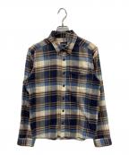 Patagoniaパタゴニア）の古着「フィヨルド フランネル シャツ」｜ブルー×ブラウン