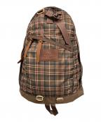 GREGORYグレゴリー）の古着「DAY ウッドランドプラッド」｜ブラウン×グリーン