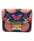 FURLAフルラ）の古着「メトロポリス ショルダーバッグ」｜レッド×ブルー