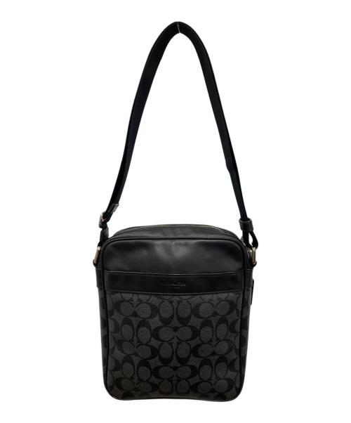 COACH（コーチ）COACH (コーチ) シグネチャーショルダーバッグ ブラックの古着・服飾アイテム