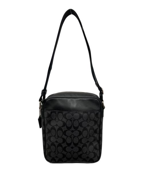 COACH（コーチ）COACH (コーチ) シグネチャーショルダーバッグ ブラックの古着・服飾アイテム
