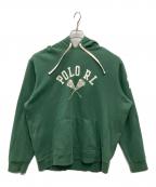 POLO RALPH LAURENポロ・ラルフローレン）の古着「プリントプルオーバーパーカー」｜グリーン