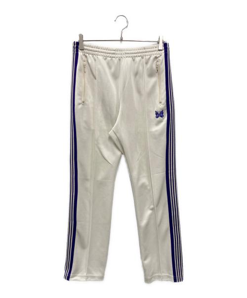 Needles（ニードルズ）Needles (ニードルズ) Narrow Track Pant ホワイト×パープル サイズ:Sの古着・服飾アイテム