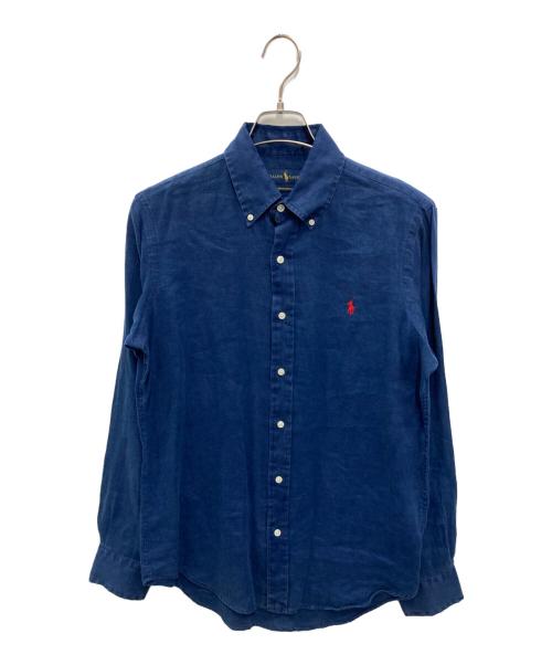 RALPH LAUREN（ラルフローレン）RALPH LAUREN (ラルフローレン) リネンシャツ ブルー サイズ:Sの古着・服飾アイテム