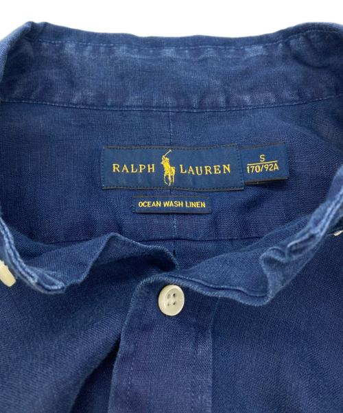 RALPH LAUREN（ラルフローレン）RALPH LAUREN (ラルフローレン) リネンシャツ ブルー サイズ:Sの古着・服飾アイテム