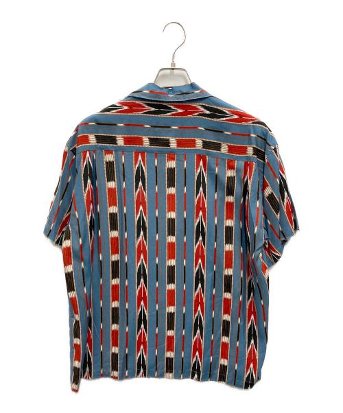 FACCIES（ファッチーズ）FACCIES (ファッチーズ) NATIVE AMERICAN OPEN SHIRT ブルー サイズ:1の古着・服飾アイテム