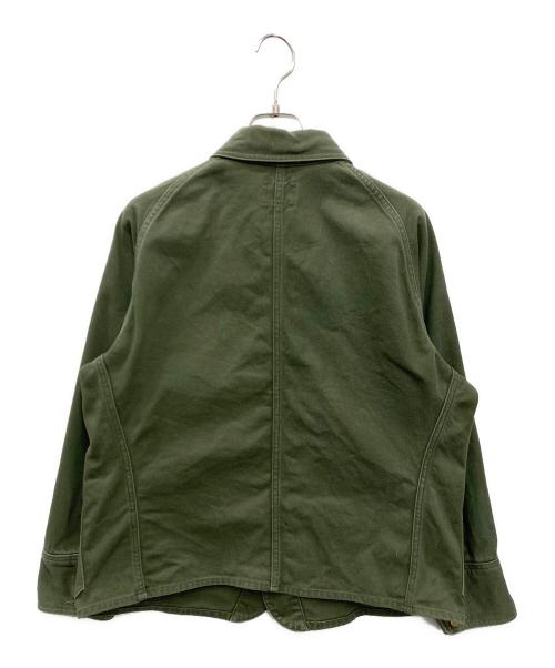 BONCOURA（ボンクラ）BONCOURA (ボンクラ) Coverall English Twill Olive オリーブ サイズ:36の古着・服飾アイテム