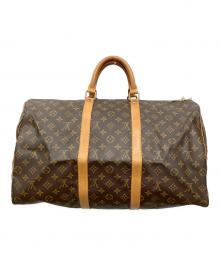 LOUIS VUITTON（ルイ ヴィトン）の古着「LOUIS VUITTON モノグラム キーポル45 トラベルバッグ」｜ブラウン
