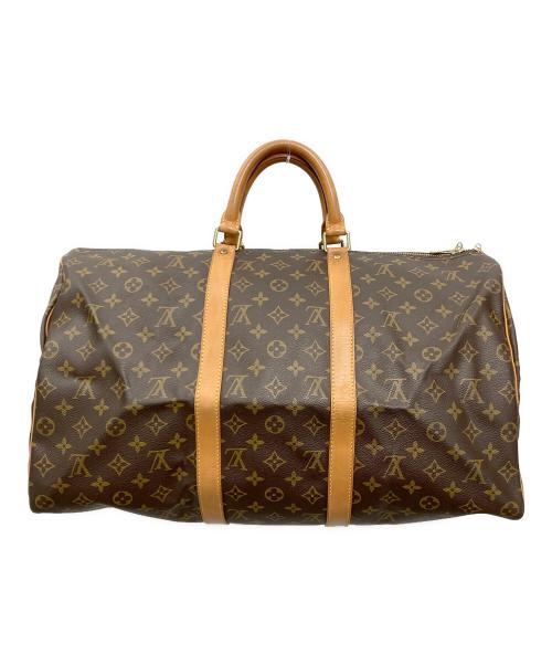 LOUIS VUITTON（ルイ ヴィトン）LOUIS VUITTON (ルイ ヴィトン) LOUIS VUITTON モノグラム キーポル45 トラベルバッグ ブラウンの古着・服飾アイテム