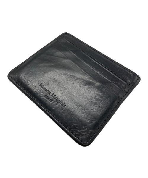 Maison Margiela（メゾンマルジェラ）Maison Margiela (メゾンマルジェラ) レザーカードケース ブラックの古着・服飾アイテム