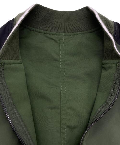 LACOSTE（ラコステ）LACOSTE (ラコステ) リバーシブルボンバージャケット カーキ サイズ:MLの古着・服飾アイテム