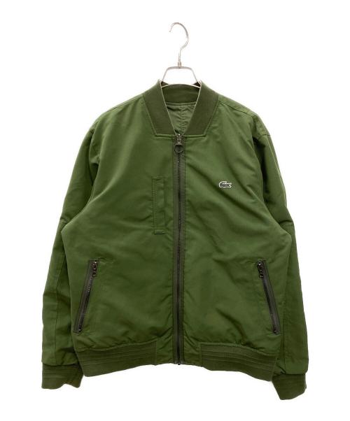 LACOSTE（ラコステ）LACOSTE (ラコステ) リバーシブルボンバージャケット カーキ サイズ:MLの古着・服飾アイテム