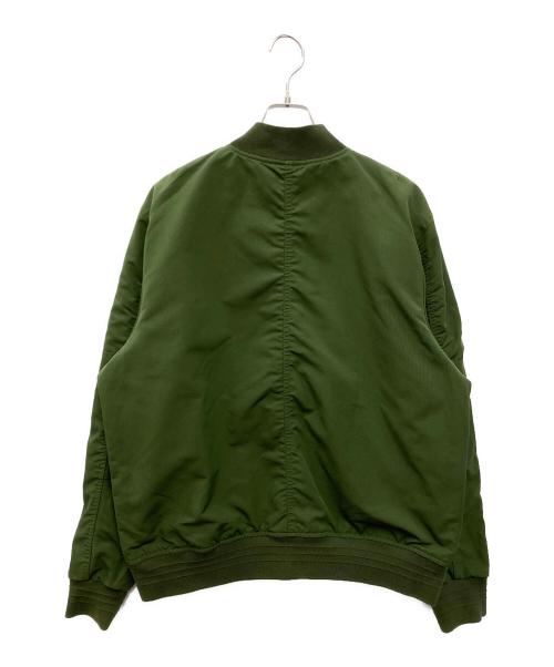 LACOSTE（ラコステ）LACOSTE (ラコステ) リバーシブルボンバージャケット カーキ サイズ:MLの古着・服飾アイテム