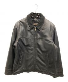 Columbia（コロンビア）の古着「【古着】フリースライナー付きシングルレザージャケット」｜ブラック