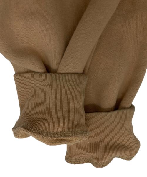 stussy（ステューシー）stussy (ステューシー) STOCK LOGO FULL ZIP HOODIE ベージュ サイズ:Lの古着・服飾アイテム