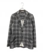 CIRCOLO 1901チルコロ1901）の古着「チェック2Bテーラードジャケット」｜グレー
