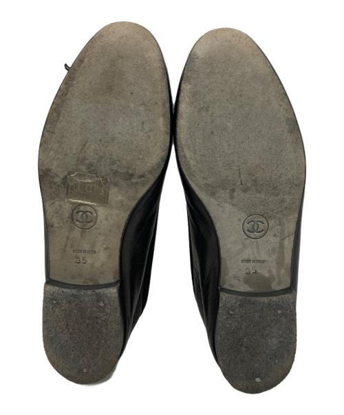 CHANEL（シャネル）CHANEL (シャネル) ココマークトゥパンプス ブラック サイズ:35の古着・服飾アイテム