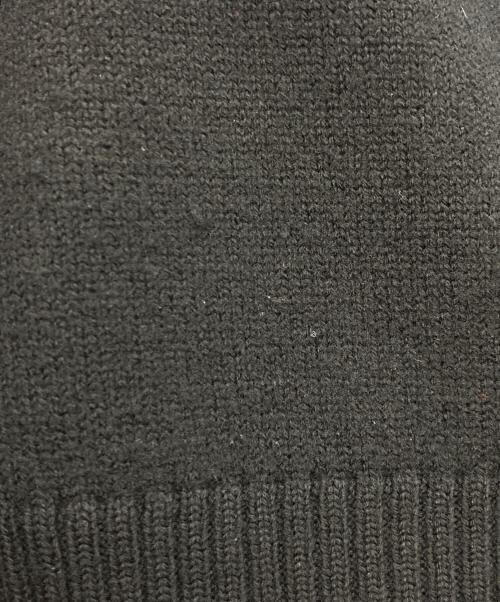 AMI Alexandre Mattiussi（アミアレクサンドルマテュッシ）AMI Alexandre Mattiussi (アミアレクサンドルマテュッシ) ハート刺繍ロゴウールカーディガン ブラック サイズ:Lの古着・服飾アイテム