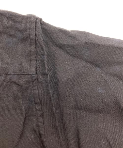 PAPAS（パパス）PAPAS (パパス) オープンカラーシャツ ブラック サイズ:Mの古着・服飾アイテム