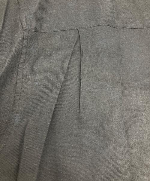 PAPAS（パパス）PAPAS (パパス) オープンカラーシャツ ブラック サイズ:Mの古着・服飾アイテム