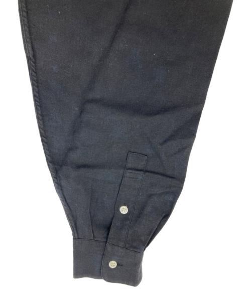 PAPAS（パパス）PAPAS (パパス) オープンカラーシャツ ブラック サイズ:Mの古着・服飾アイテム