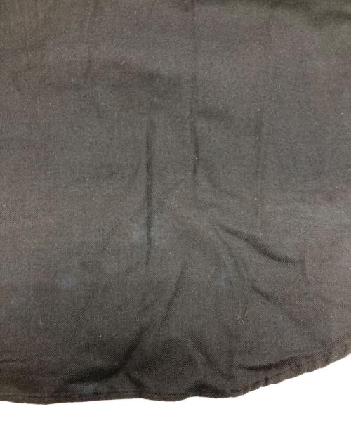 PAPAS（パパス）PAPAS (パパス) オープンカラーシャツ ブラック サイズ:Mの古着・服飾アイテム