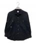 PAPAS（パパス）の古着「オープンカラーシャツ」｜ブラック