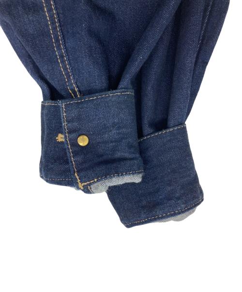 CELINE（セリーヌ）CELINE (セリーヌ) ［古着］ジップアップデニムブルゾン インディゴ サイズ:46の古着・服飾アイテム