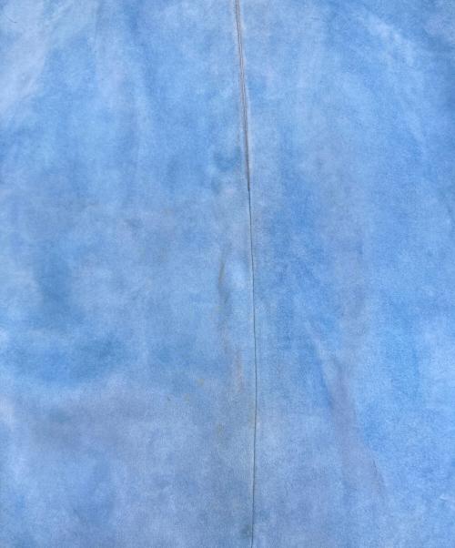 HERMES（エルメス）HERMES (エルメス) 【古着】スウェードスカート ブルー サイズ:36の古着・服飾アイテム