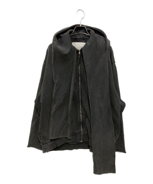 CAMIEL FORTGENS（カミエルフォートヘンス）CAMIEL FORTGENS (カミエルフォートヘンス) SCARF HOODIE グレー サイズ:Mの古着・服飾アイテム