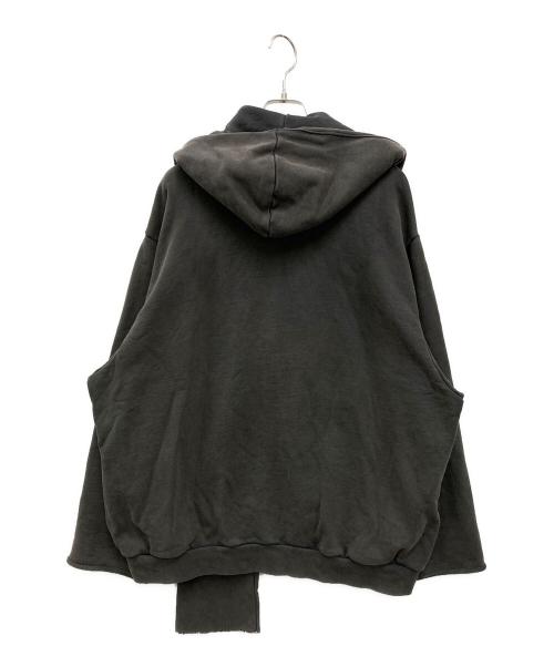 CAMIEL FORTGENS（カミエルフォートヘンス）CAMIEL FORTGENS (カミエルフォートヘンス) SCARF HOODIE グレー サイズ:Mの古着・服飾アイテム