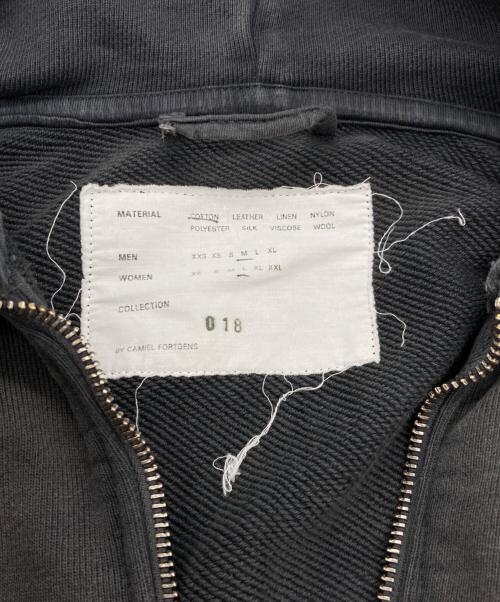 CAMIEL FORTGENS（カミエルフォートヘンス）CAMIEL FORTGENS (カミエルフォートヘンス) SCARF HOODIE グレー サイズ:Mの古着・服飾アイテム