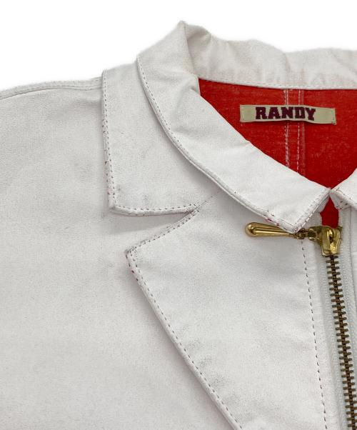 RANDY（ランディー）Randy (ランディー) コーティングジャケット ホワイト サイズ:2の古着・服飾アイテム