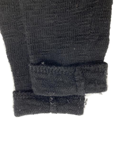 BLACK COMME des GARCONS（ブラックコムデギャルソン）BLACK COMME des GARCONS (ブラックコムデギャルソン) ダメージ加工ウールニット ブラック サイズ:Lの古着・服飾アイテム