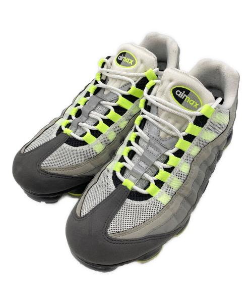 NIKE（ナイキ）NIKE (ナイキ) AIR VAPORMAX 95 グレー×グリーン サイズ:27.5cmの古着・服飾アイテム