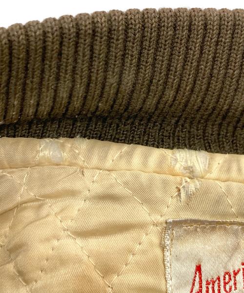 AVIREX（アヴィレックス）AVIREX (アヴィレックス) ［古着］AVIREX スタジャン ブラウン サイズ:XSの古着・服飾アイテム