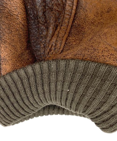 AVIREX（アヴィレックス）AVIREX (アヴィレックス) ［古着］AVIREX スタジャン ブラウン サイズ:XSの古着・服飾アイテム