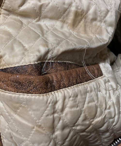 AVIREX（アヴィレックス）AVIREX (アヴィレックス) ［古着］AVIREX スタジャン ブラウン サイズ:XSの古着・服飾アイテム