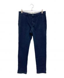 Maison Margiela（メゾンマルジェラ）の古着「コットンジャージースラックス」｜ネイビー