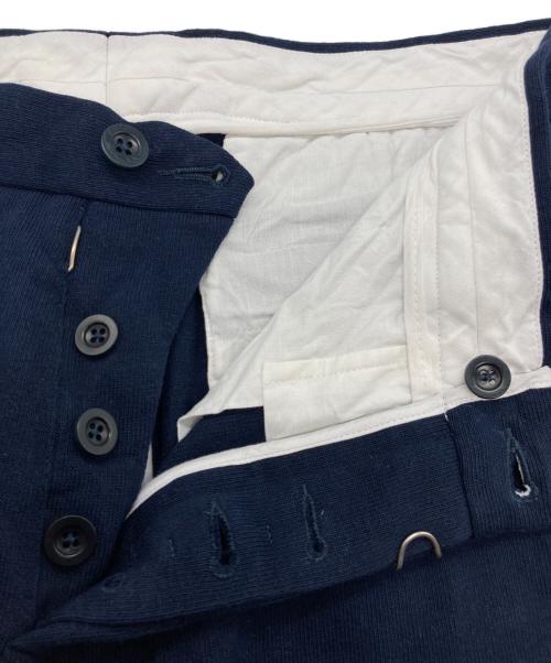 Maison Margiela（メゾンマルジェラ）Maison Margiela (メゾンマルジェラ) コットンジャージースラックス ネイビー サイズ:50の古着・服飾アイテム
