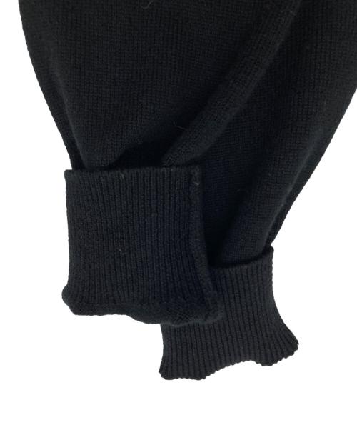 SLOANE（スローン）SLOANE (スローン) 10G天竺 エクストラファインメリノウール×カシミア ラグランスリーブ Vネック ブラック サイズ:SIZE 2 未使用品の古着・服飾アイテム