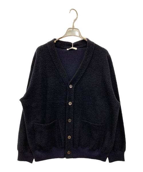 SLOANE（スローン）SLOANE (スローン) 12Gパイル編み ウール×ナイロン Vネックカーディガン ネイビー サイズ:SIZE 4 未使用品の古着・服飾アイテム