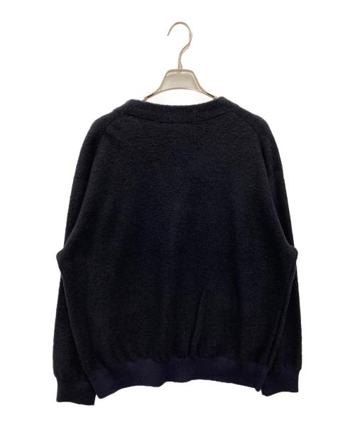 SLOANE（スローン）SLOANE (スローン) 12Gパイル編み ウール×ナイロン Vネックカーディガン ネイビー サイズ:SIZE 4 未使用品の古着・服飾アイテム