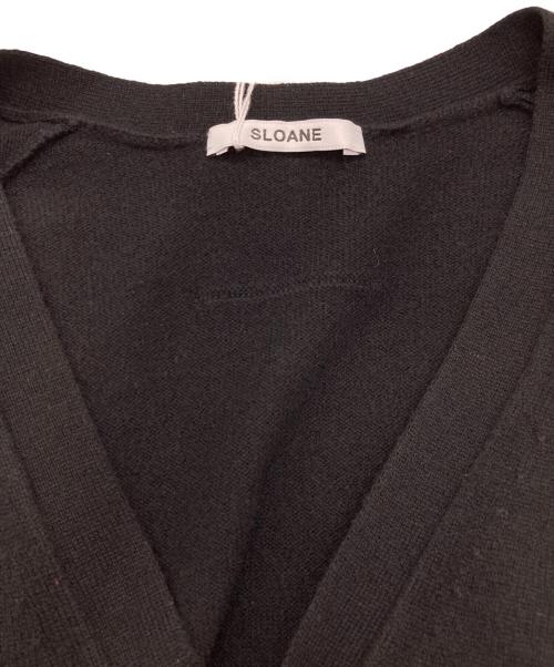 SLOANE（スローン）SLOANE (スローン) 12G天竺 カシミヤVネックカーディガン ブラック サイズ:SIZE 2 未使用品の古着・服飾アイテム